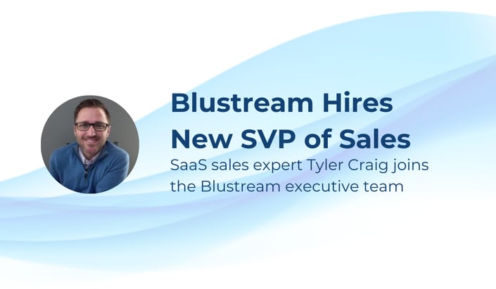 The BluStream team is growing! Introducing our new SVP of Sales